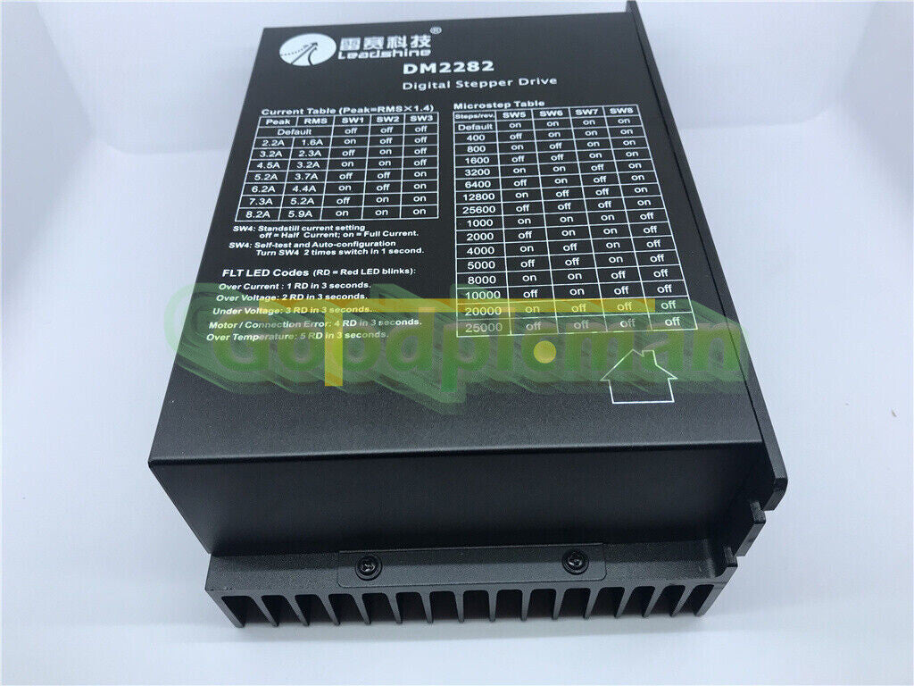 LeadShine DM2282 2/4 Phase Digital Stepper Motor Driver 80-220VAC 1Pcs/