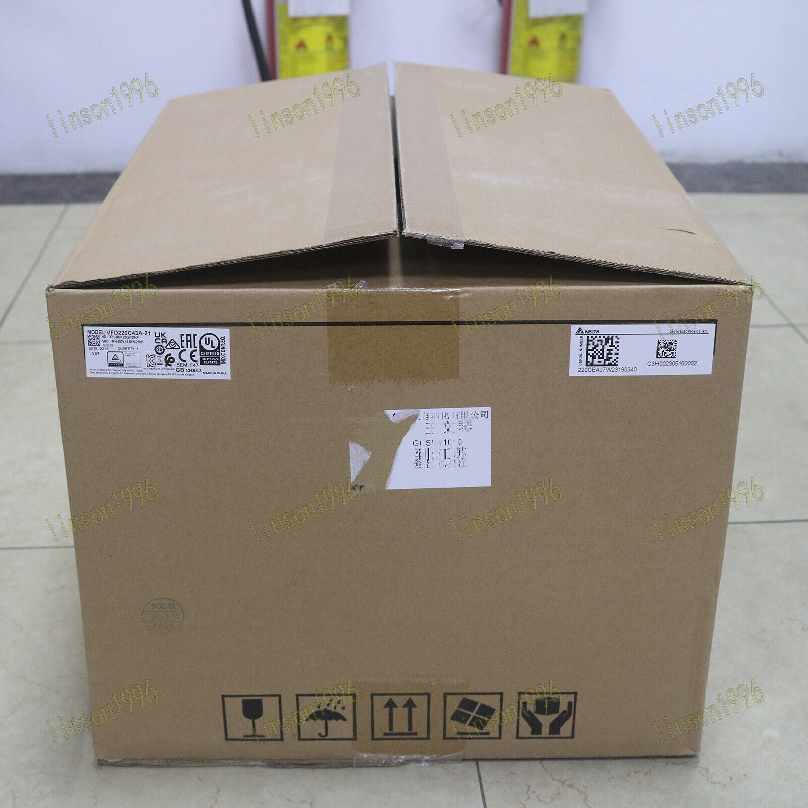 Delta VFD VFD220C43A-21 22kw 30HP 3Phase AC380-480V Frequency converter - DELTA
