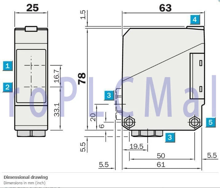 1PC~SICK WT260-F470 Photoelectric proximity sensor ,PNP, ~