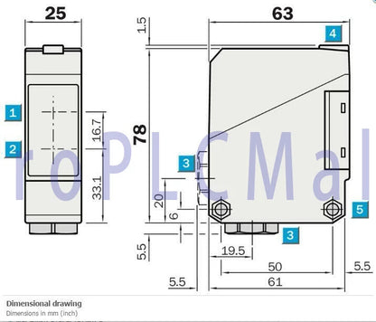 1PC~SICK WT260-F470 Photoelectric proximity sensor ,PNP, ~