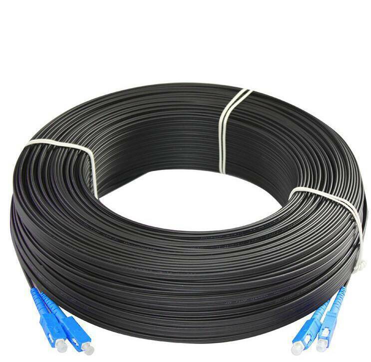 new 500M Fiber Optic Cable Jumper Outdoor SC SM Duplex FTTH Drop Patch Cord SC G657 - PLC TECH