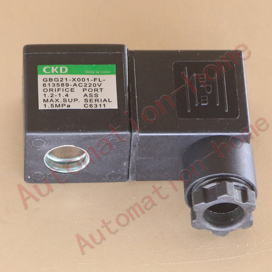 1PCS Ckd Gbg21-X001-Fl-613589-Ac220v Solenoid Valve Coil #QW - CKD