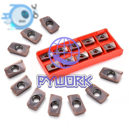 10Pcs For 400R APMT1604PDER-H2 Carbide Inserts APKT1604 25R0.8 Indexable inserts