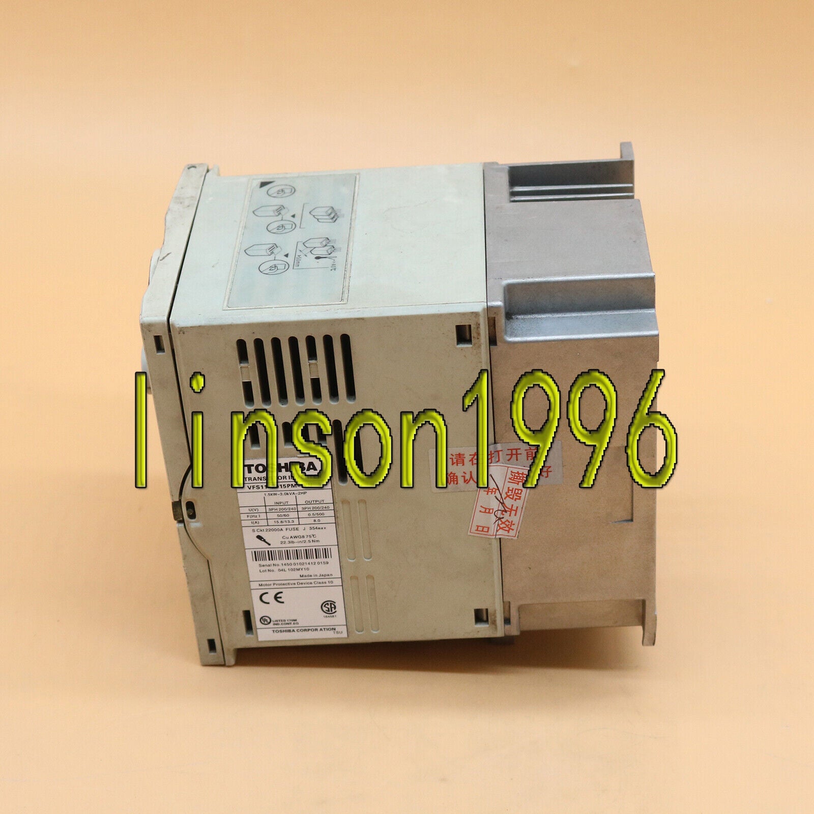 Used 1pc TSB VFS11-2015PM-WN(2) 1.5KW 220V Inverter Fully Tested - TSB