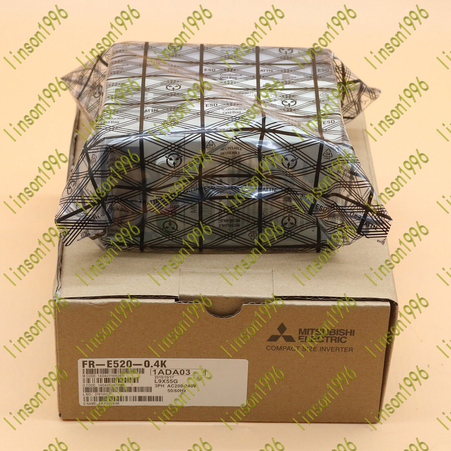 Mitsubishi FR-E520-0.4K Inverter, 220V, 0.4KW Inverter, E500 Series, Spot Stocks - MITSUBISHI