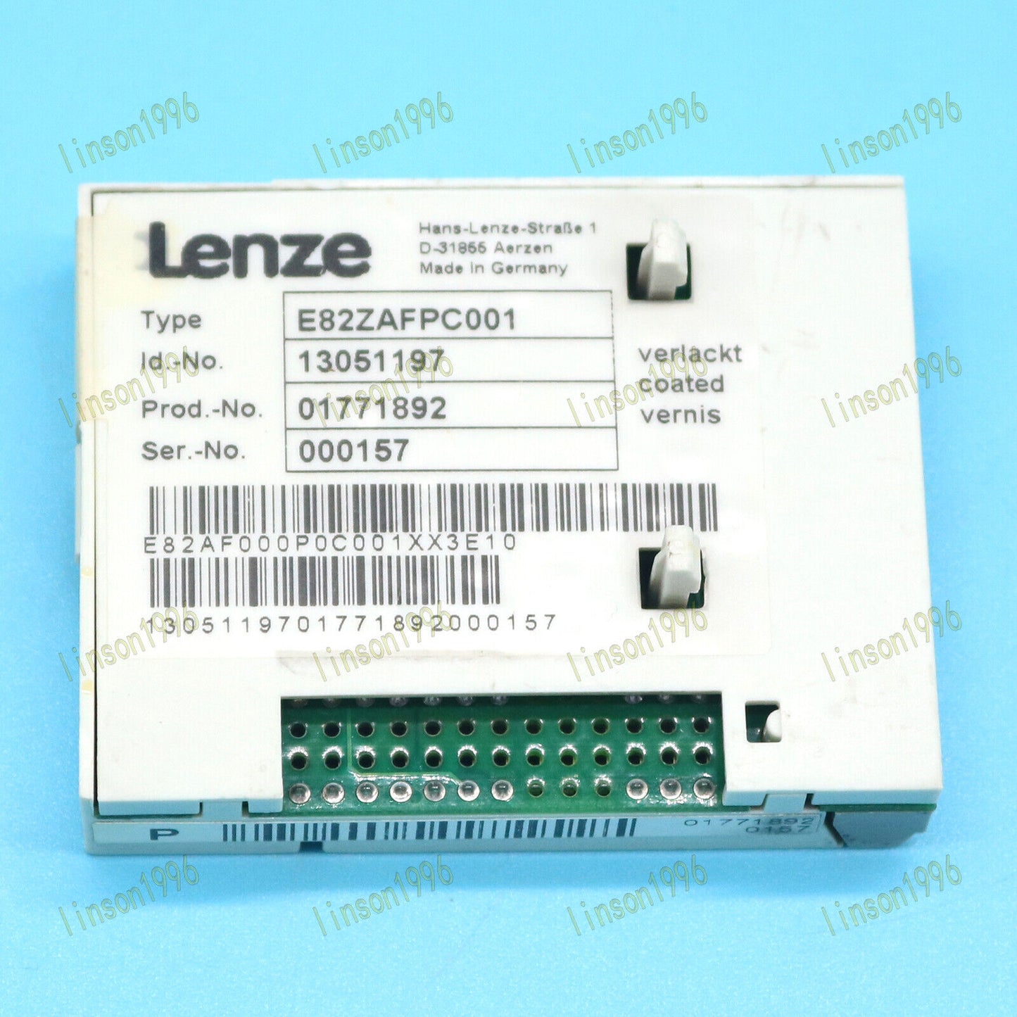 Used One Lenze E82ZAFPC001 IO Board Communication Module - LENZE