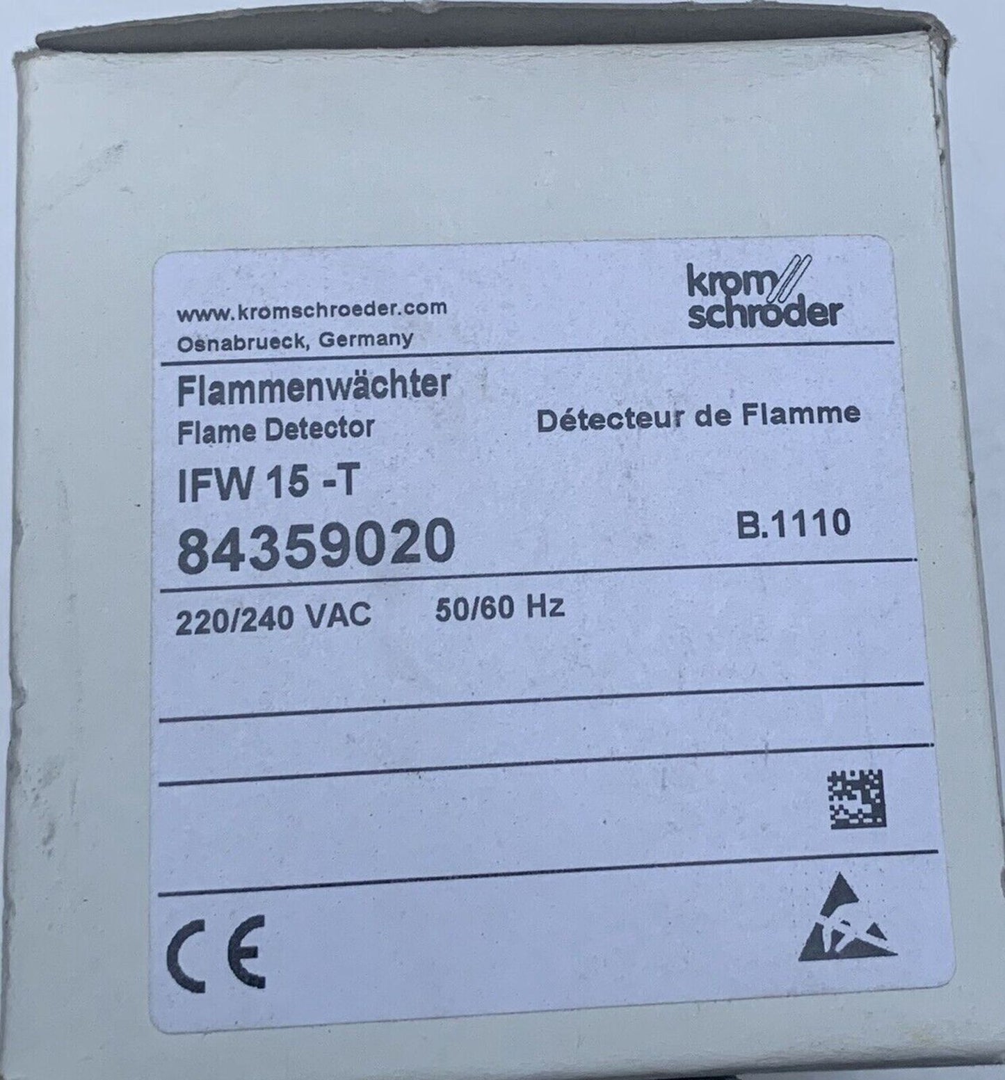 Burner Controller IFW15-T Flame Processor | New Product - BURNER
