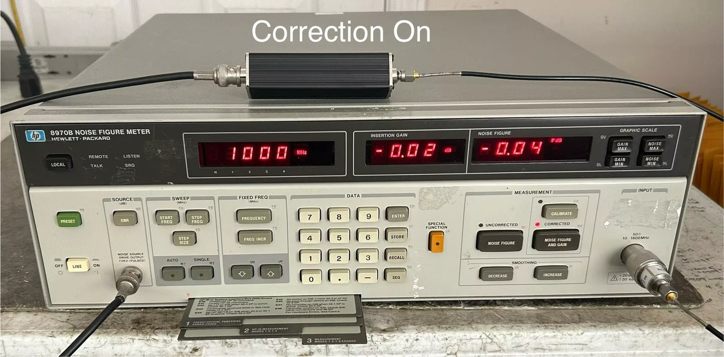 HP 8970B Noise Figure Meter with Advanced Features - HP