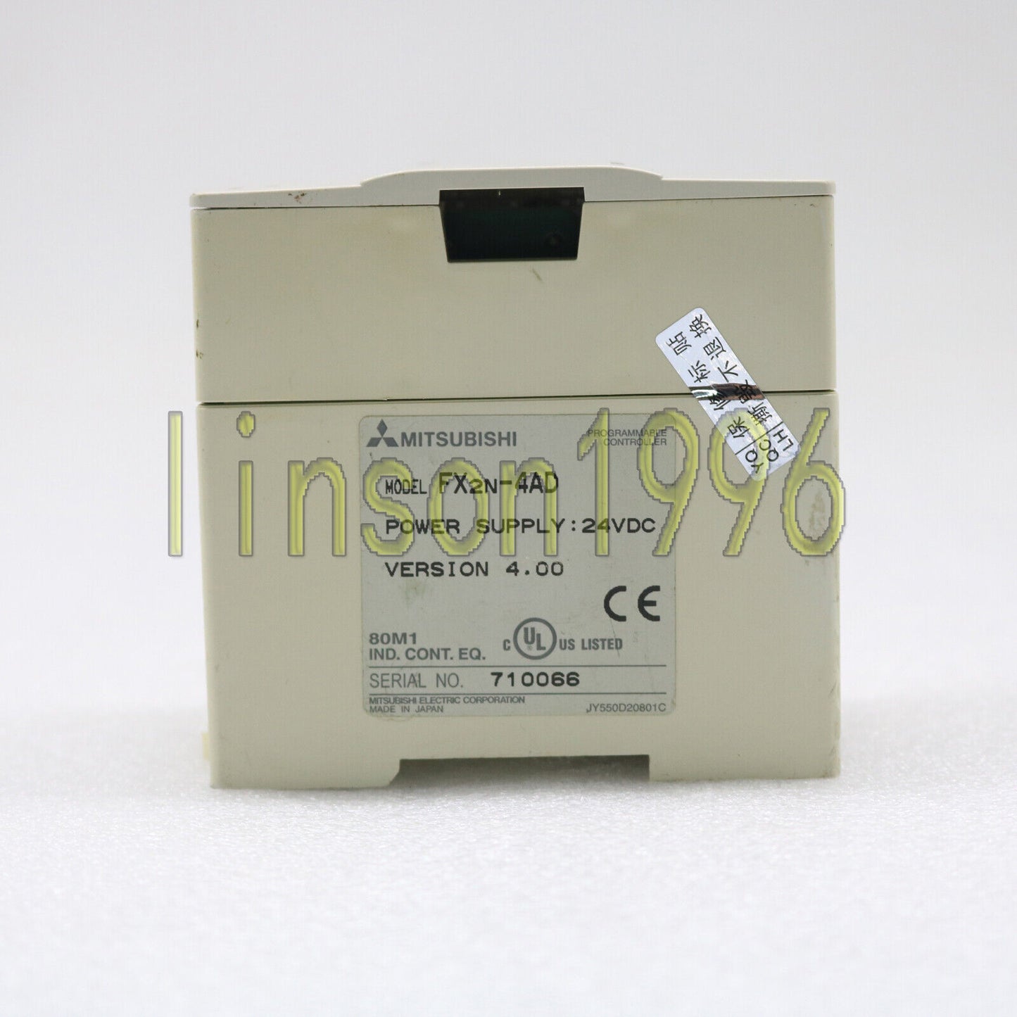 Mitsubishi FX2N-4AD Power Supply Module Tested Good Condition - MITSUBISHI