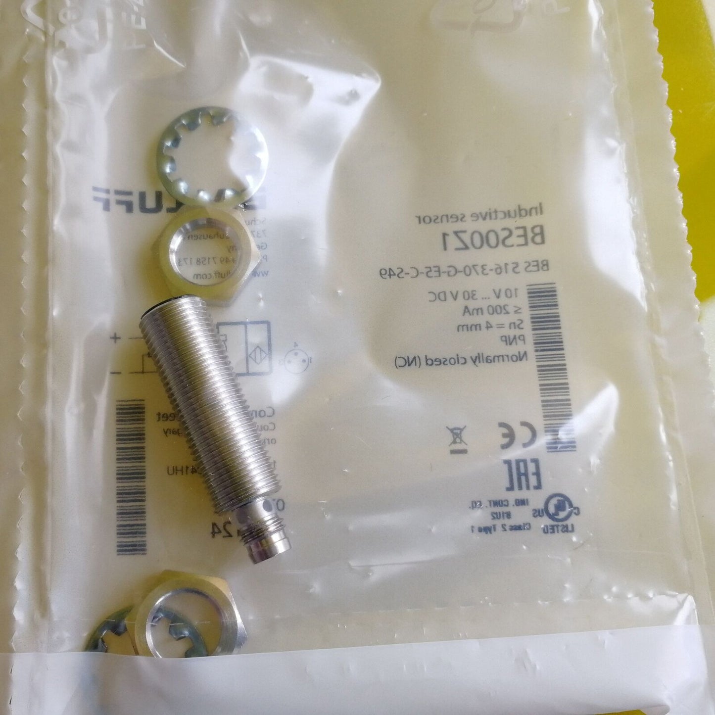 Proximity sensor BALLUFF BES 516-370-G-E5-C-S49 Fast - BALLUFF