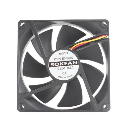 SOKFAN SD9225-B12-2400RD 9225 12V 0.1A 9cm inverter cooling fan