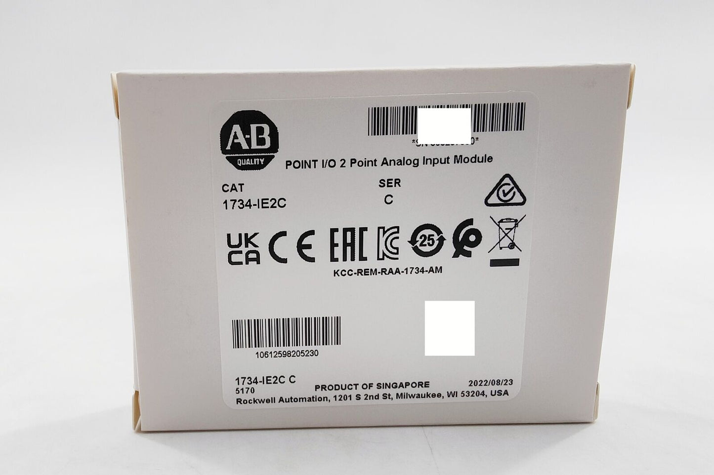 Allen-Bradley 1734-IE2C POINT 2 Point Analog Input Module - ALLEN-BRADLEY