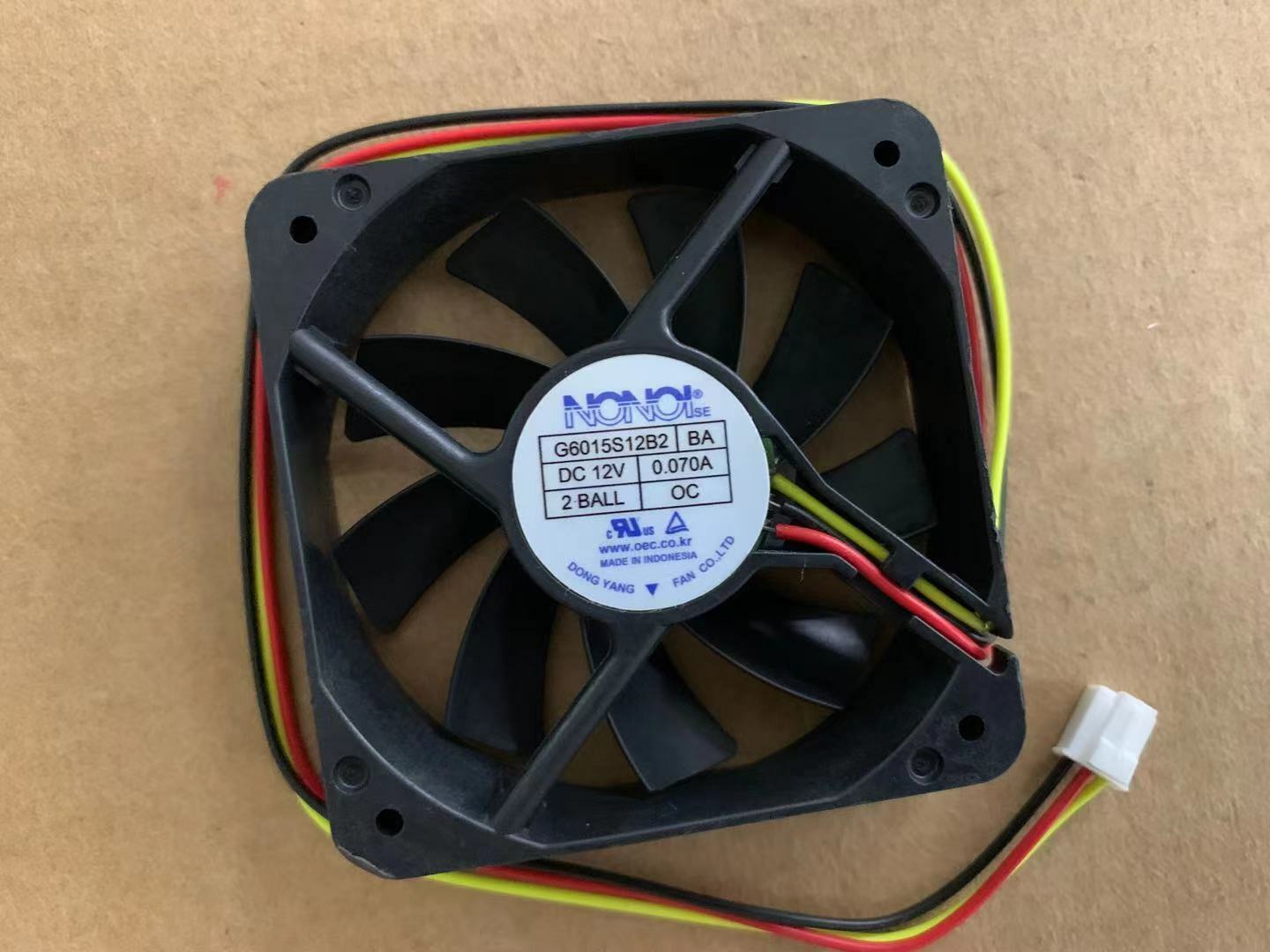 new for 1pc Nonoise G6015S12B2-BA 6015 12V 0.07A cooling fan