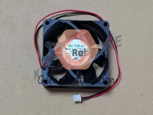 1 PCS RUNDA Fan RSF7025S24N50A DC24V 0.25A 7CM 7025 2 wire cooling fan