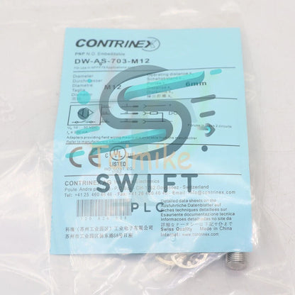2Pcs CONTRINEX DW-AS-703-M12 PROXIMITY Sensor