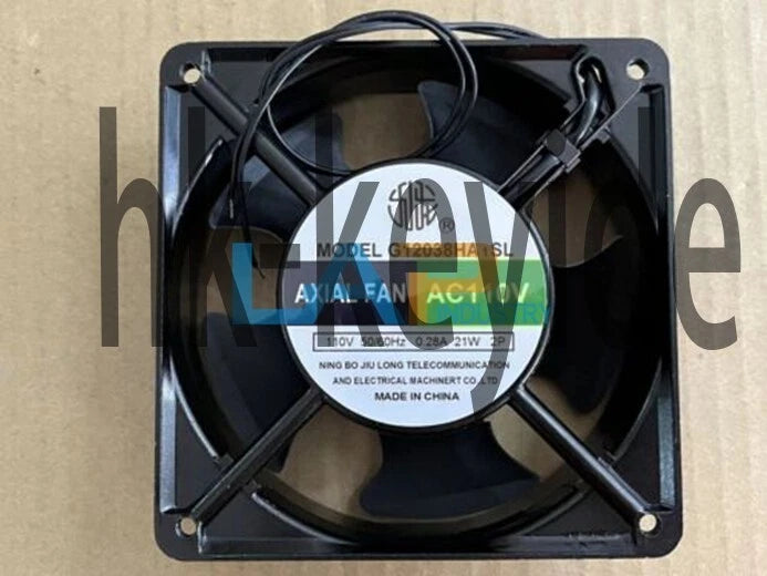 QTY:1 AXIAL FAN G12038HA1SL AC 110V 21W 12CM 120 * 120 * 38MM 2 lines～