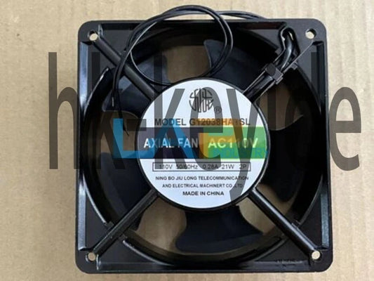 QTY:1 AXIAL FAN G12038HA1SL AC 110V 21W 12CM 120 * 120 * 38MM 2 lines～
