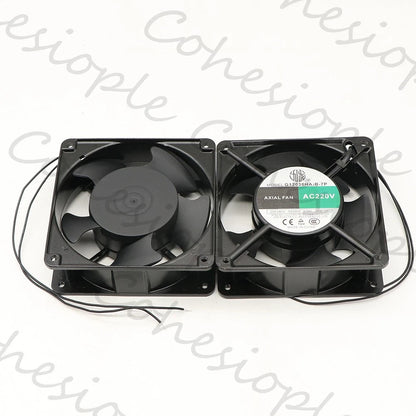1 PCS 0.14A 24W 2 Wire 120 * 120 * 38MM AXIAL Fan G12038HA2B-7P AC 220V