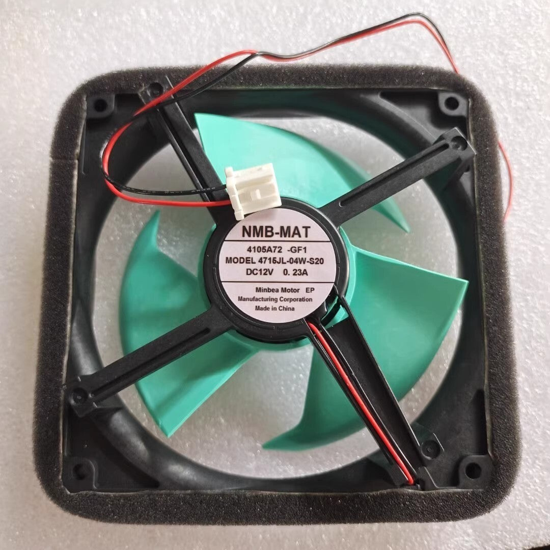 NMB-MAT 4715JL-04W-S20 12V 0.23A 2 wires for refrigerator cooling fan fan