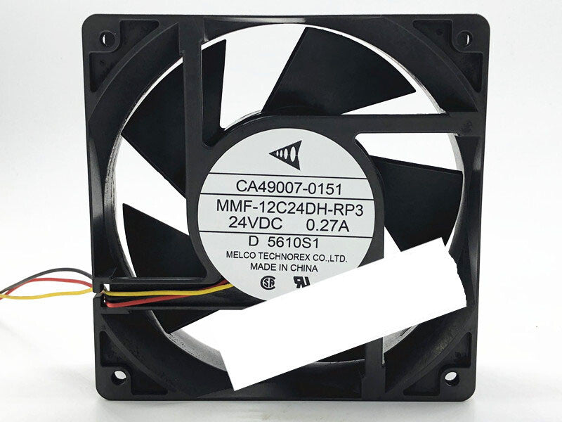 Mitsubishi MMF-12C24DH-RP3 24V 0.27A 12CM 3-wire inverter cooling fan