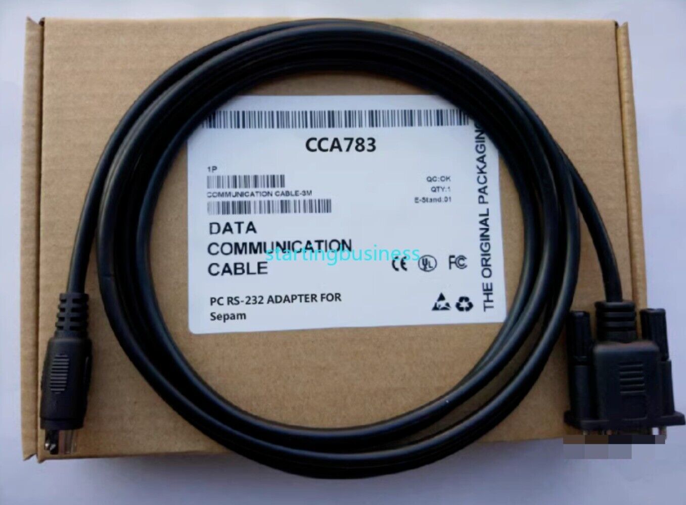 1PC Sepam 60 series with PC debug cable download line CCA783 3 metres