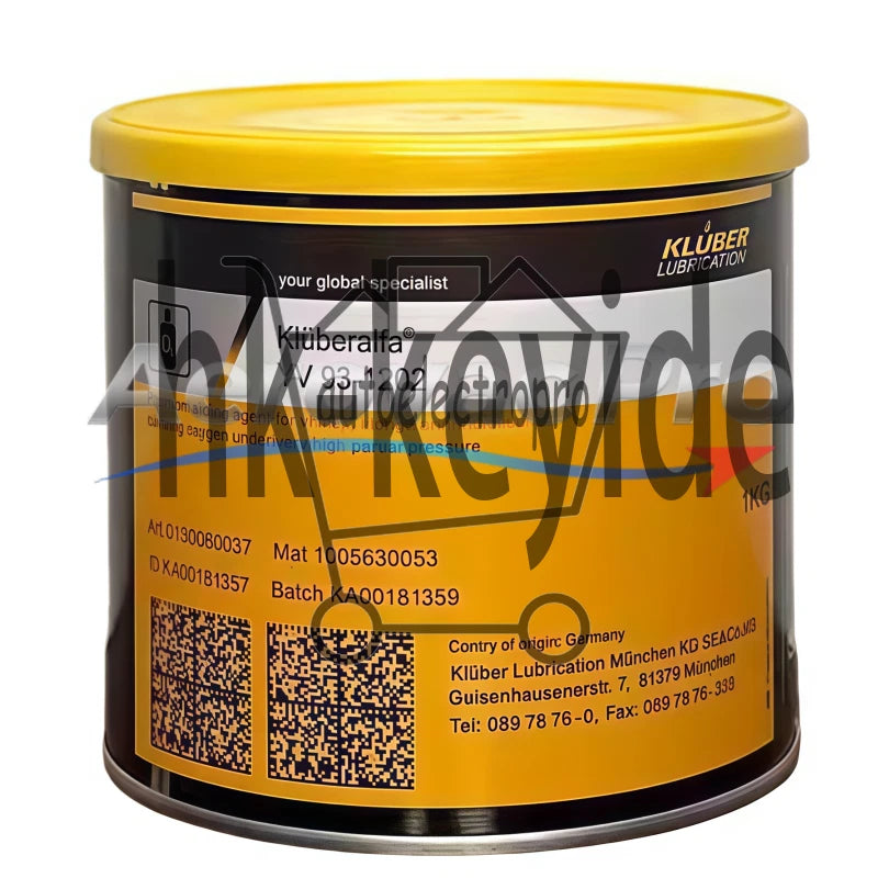 KLUBER Lubrication Kluberalfa YV 93-1202 Grease 1Kg (2.2 LB) SAFE RELIABLE