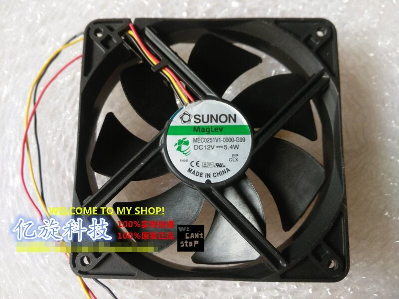 Sunon MEC0251V1-0000-G99 12V 5.4W 12025 12CM cooling fan
