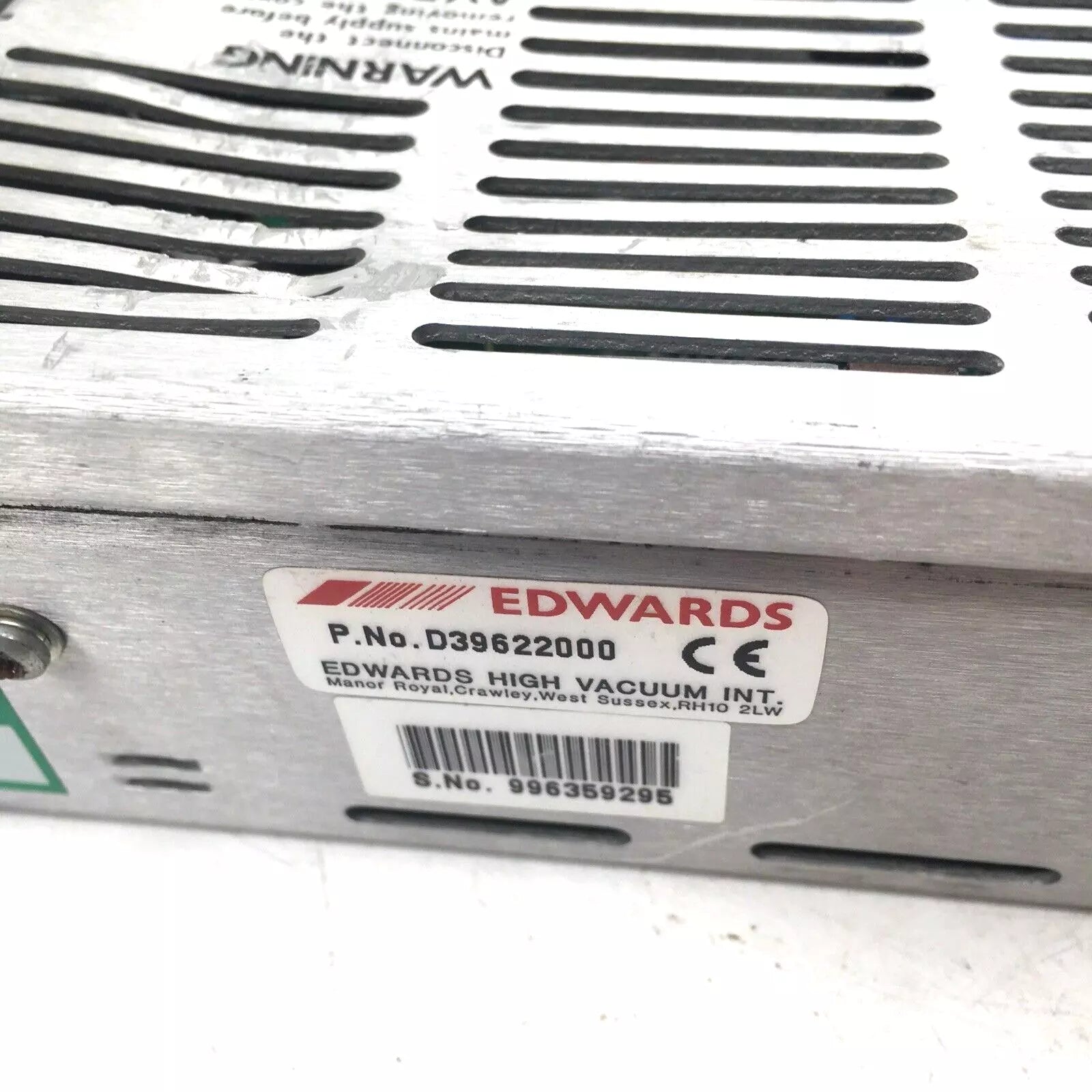 Edwards D39622000 Turbo Pump Controller - Used - EDWARDS