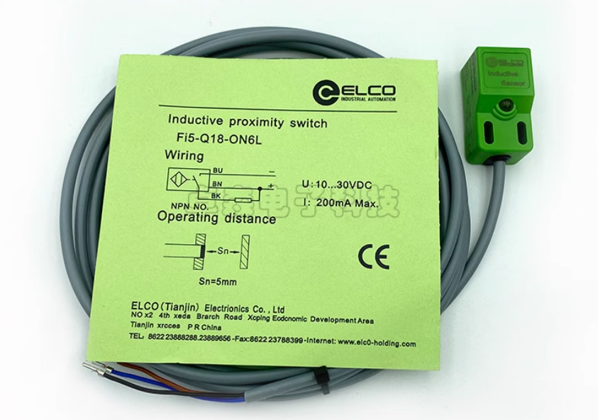 ELCO FI5-Q18-ON6L Inductive Proximity Switch Sensor - ELCO
