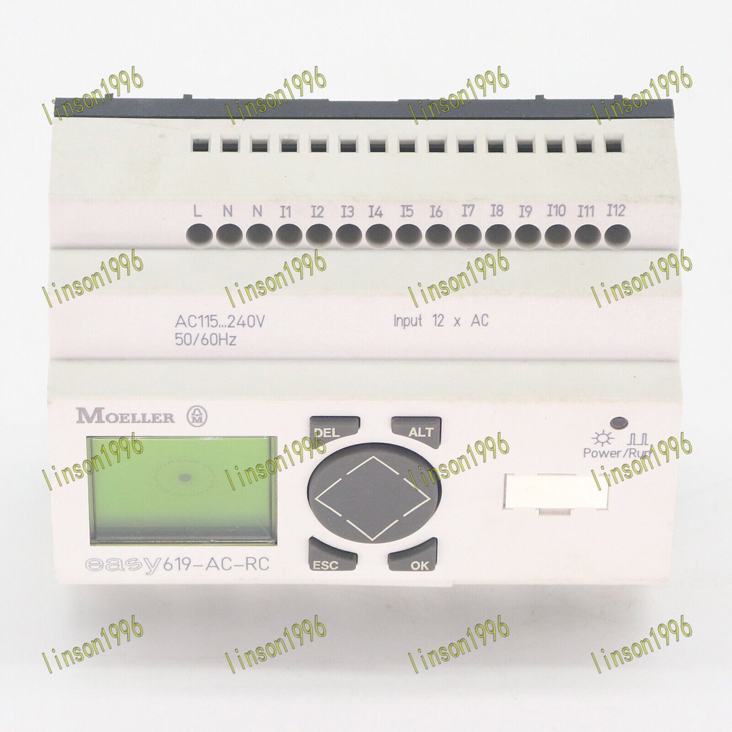 used EATON MOELLER EASY619-AC-RC Control Relay Tested Good Condition - EATON MOELLER