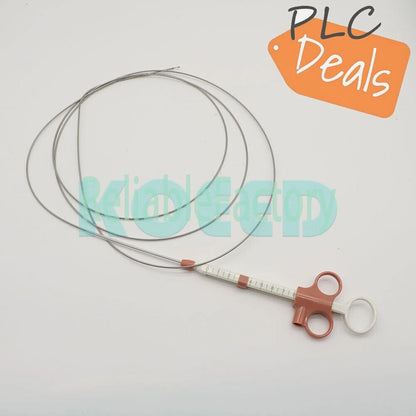 Bourdon tube foreign body forceps for endoscope, mesh basket, soft lens 1.8×2100