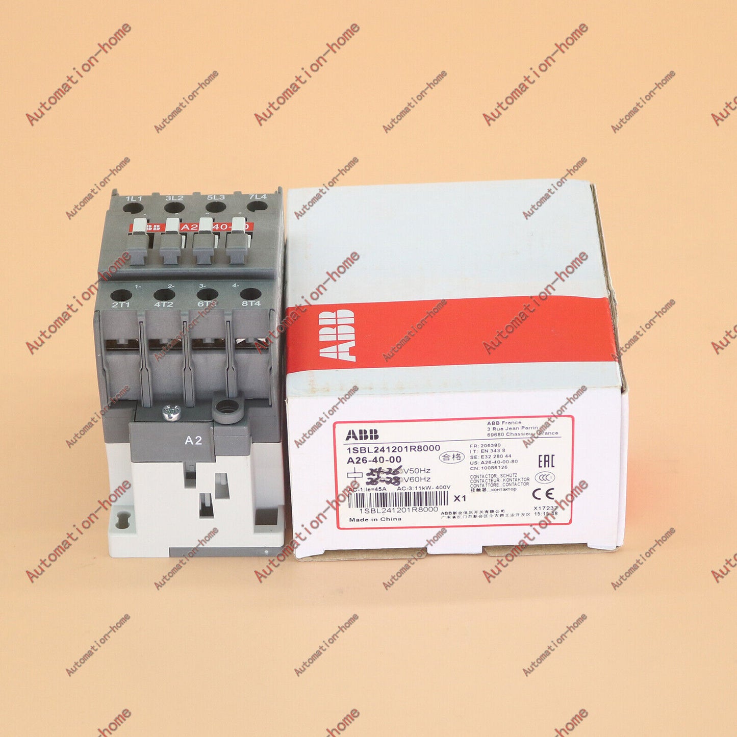 ABB A26-40-00 Block Contactors 24V AC 50-60Hz - ABB