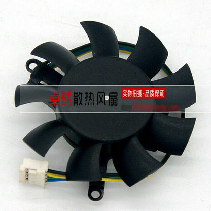 new 1PC MAGIC MGT5012XF-W10 12V 0.19A 5CM 4-wire graphics card cooling fan