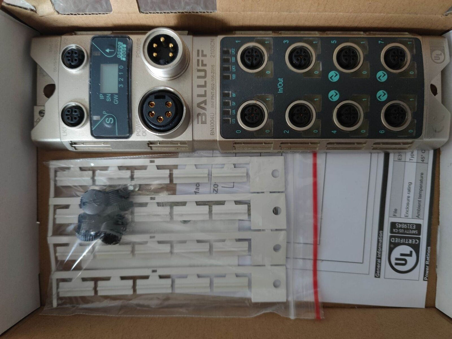 New 1PC BALLUFF BNI004U BNI PNT-502-105-Z015 Network Module Ping - BALLOFF