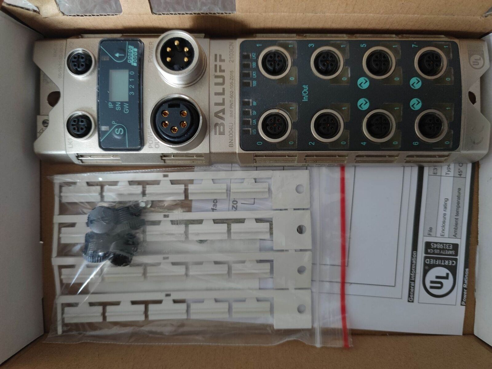 New 1PC BALLUFF BNI004U BNI PNT-502-105-Z015 Network Module Ping - BALLOFF