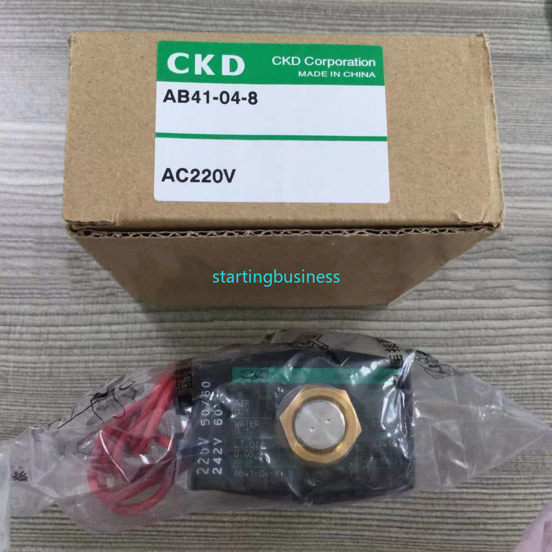 new 1PCS For CKD Solenoid valve AB41-04-8-AC220V - OMRON