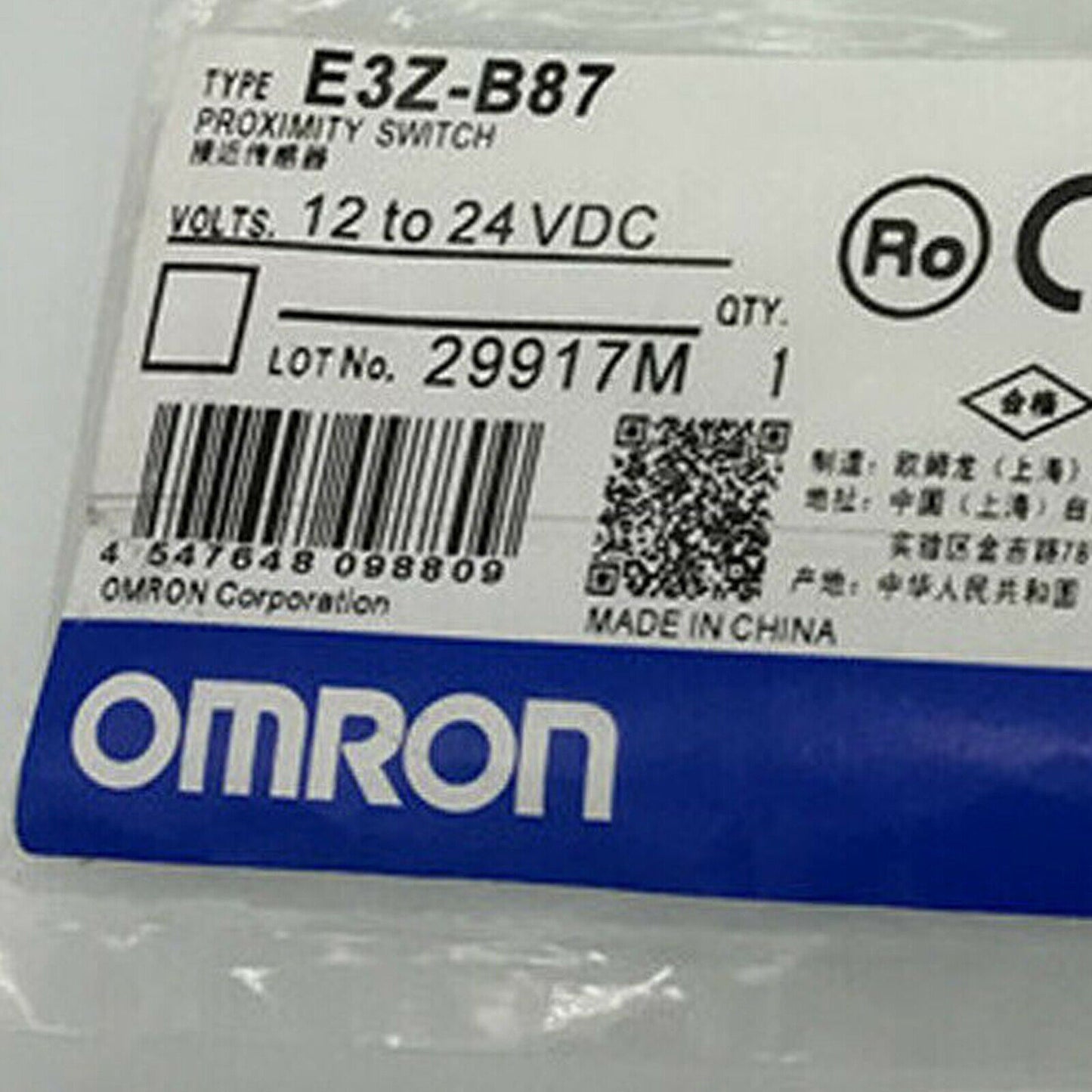 Omron Switch E3Z-B87 - OMRON