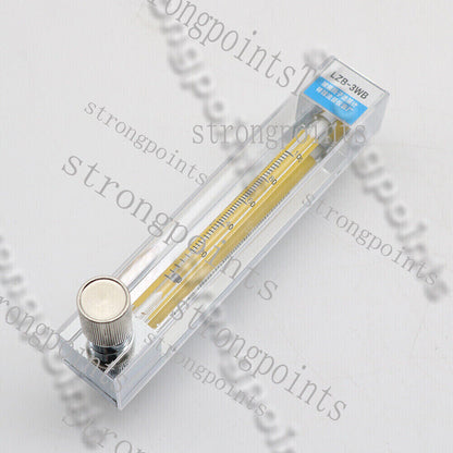 LZB -3WB, glass rotameter flow meter with control valve for water/air/gas/liquid