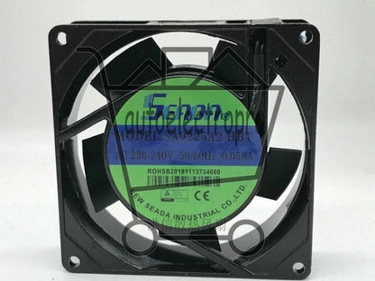 1 PCS SA9225A2 HBT AC 220V 0.058A 9225 9CM Fan 2 wire Aluminum frame