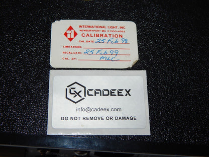 IL1700 Research Radiometer - Used - INTERNATIONAL LIGHT TECHNOLOGIES