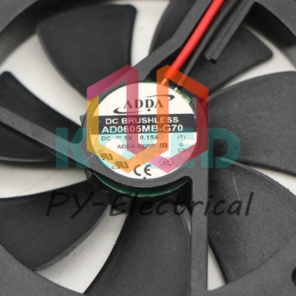 ADDA AD0605MB-G70 DC5V 0.15A 6010 2-Wire Silent Cooling Fan