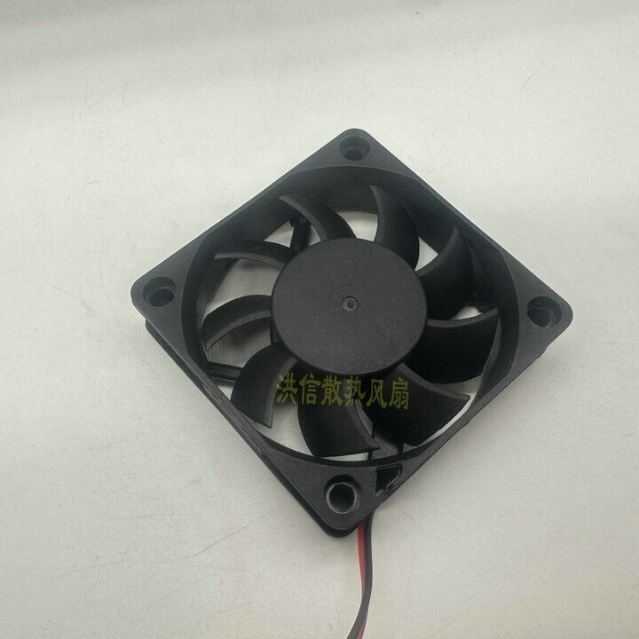 new 1 PCS HONGFEI Fan HD-6015L12R DC12V 0.15A 6CM 6015 2 WIRE cooling fan
