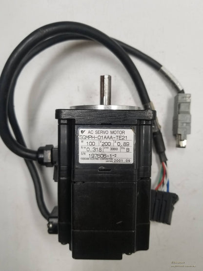 YASKAWA AC SERVO MOTOR SGMPH-01AAA-TE21 SHIPPIN