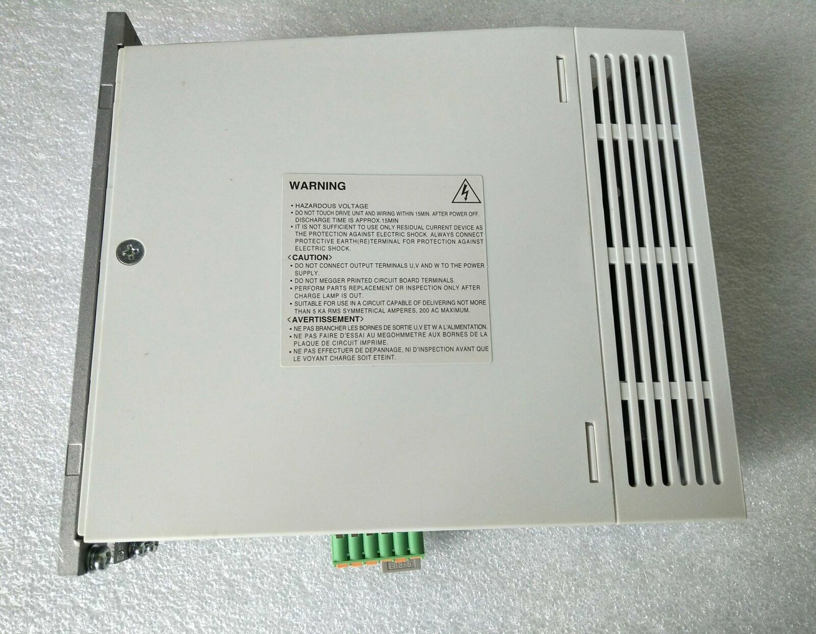 Mitsubishi MRJ270A Used Servo Drive - MITSUBISHI
