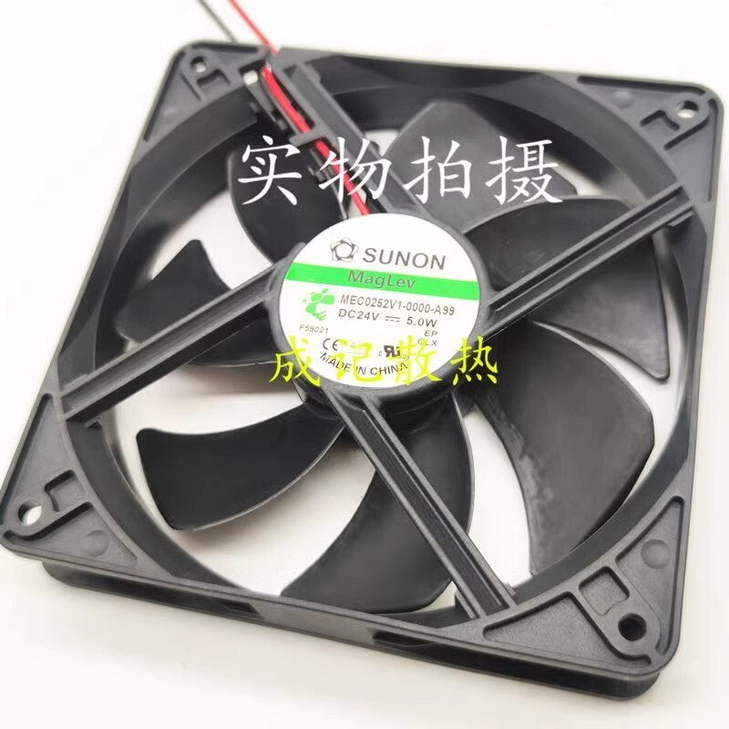 SUNON MEC0251V1-0000-A99 12025 DC24V 5W 12CM 2-Wire Silent Cooling Fan