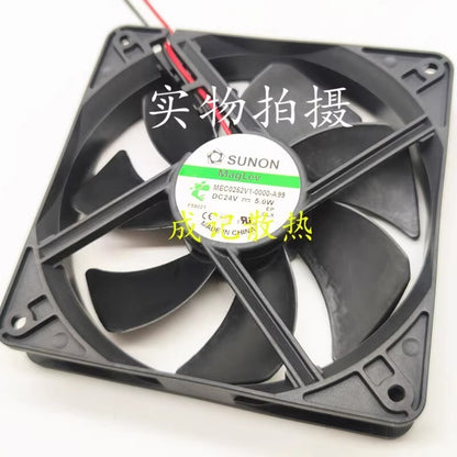 SUNON MEC0251V1-0000-A99 12025 DC24V 5W 12CM 2-Wire Silent Cooling Fan