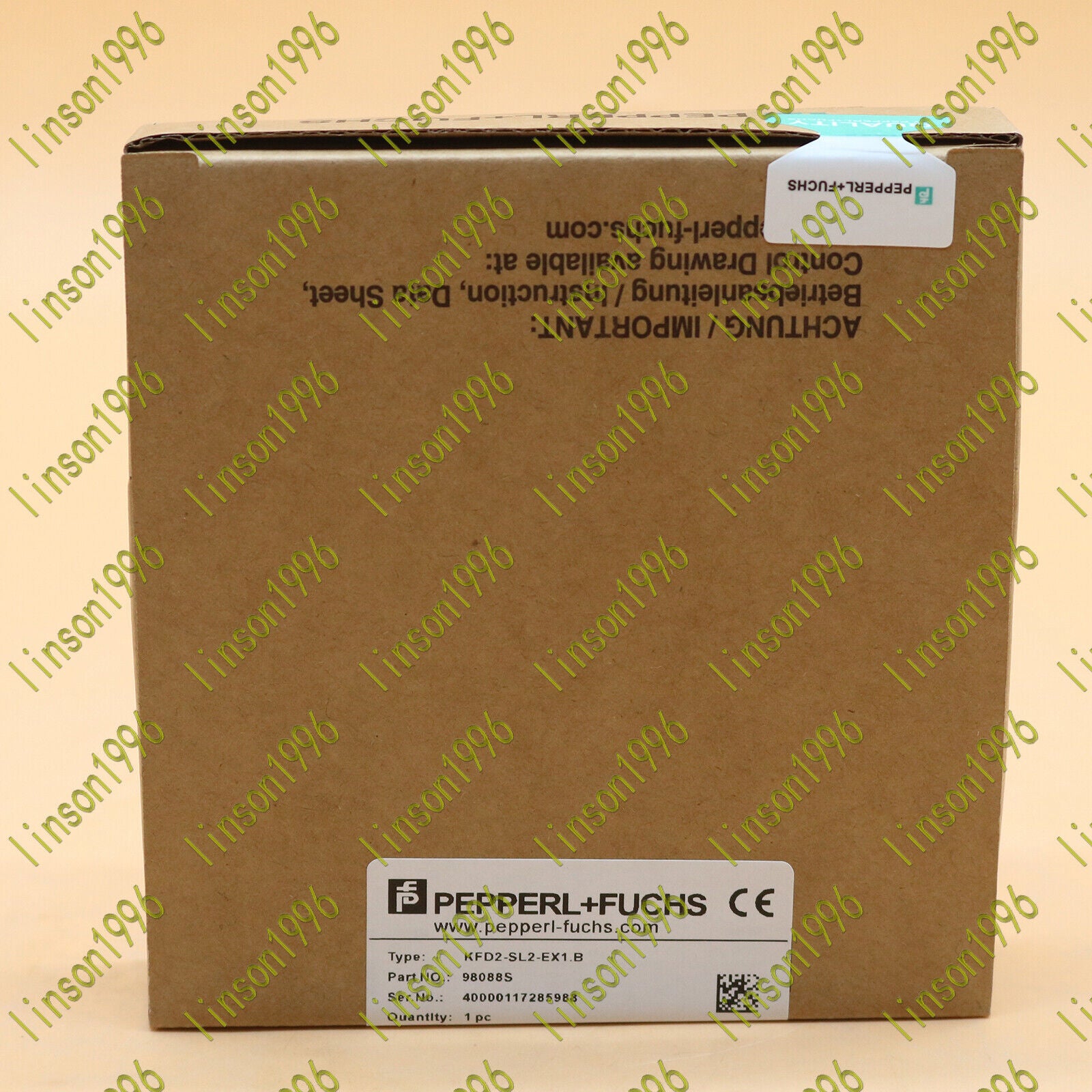 Pepperl+Fuchs KFD2-SL2-EX1.B Safety Barrier Spot Sticker - PEPPERL+FUCHS