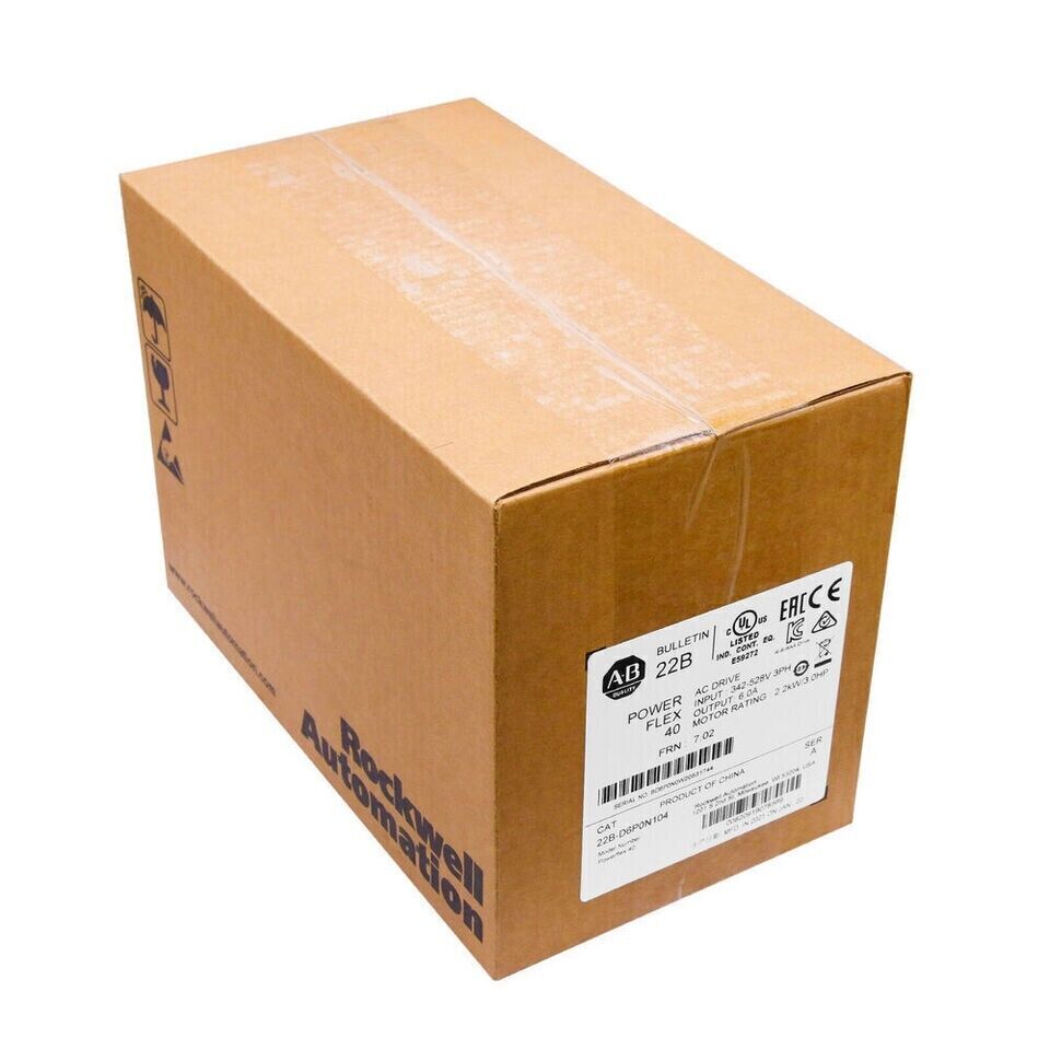 Allen-Bradley PowerFlex 40 AC Drive 2.2KW/3.0HP 22B-D6P0N104 - ALLEN-BRADLEY