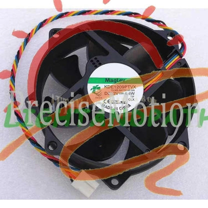 1PC For Sunon KDE1209PTVX 12V 4.4W 4Pin 90x25mm CPU Round Cooling Fan~