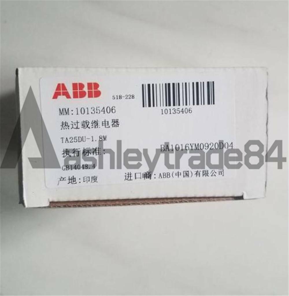 ABB Thermal Overload Relay TA25DU-1.8M 1.3-1.8A - ABB